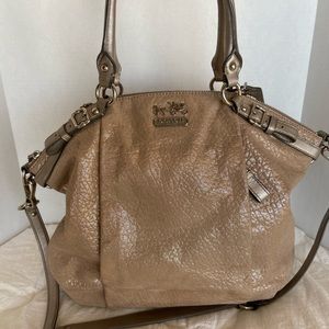 Coach Madison Linsey Satchel